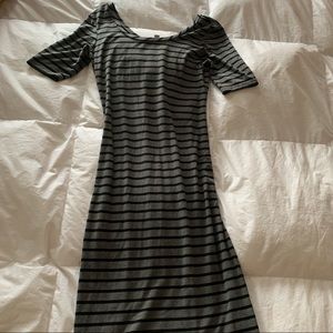Striped Casual Cotton Maxi Dress | Smart Set